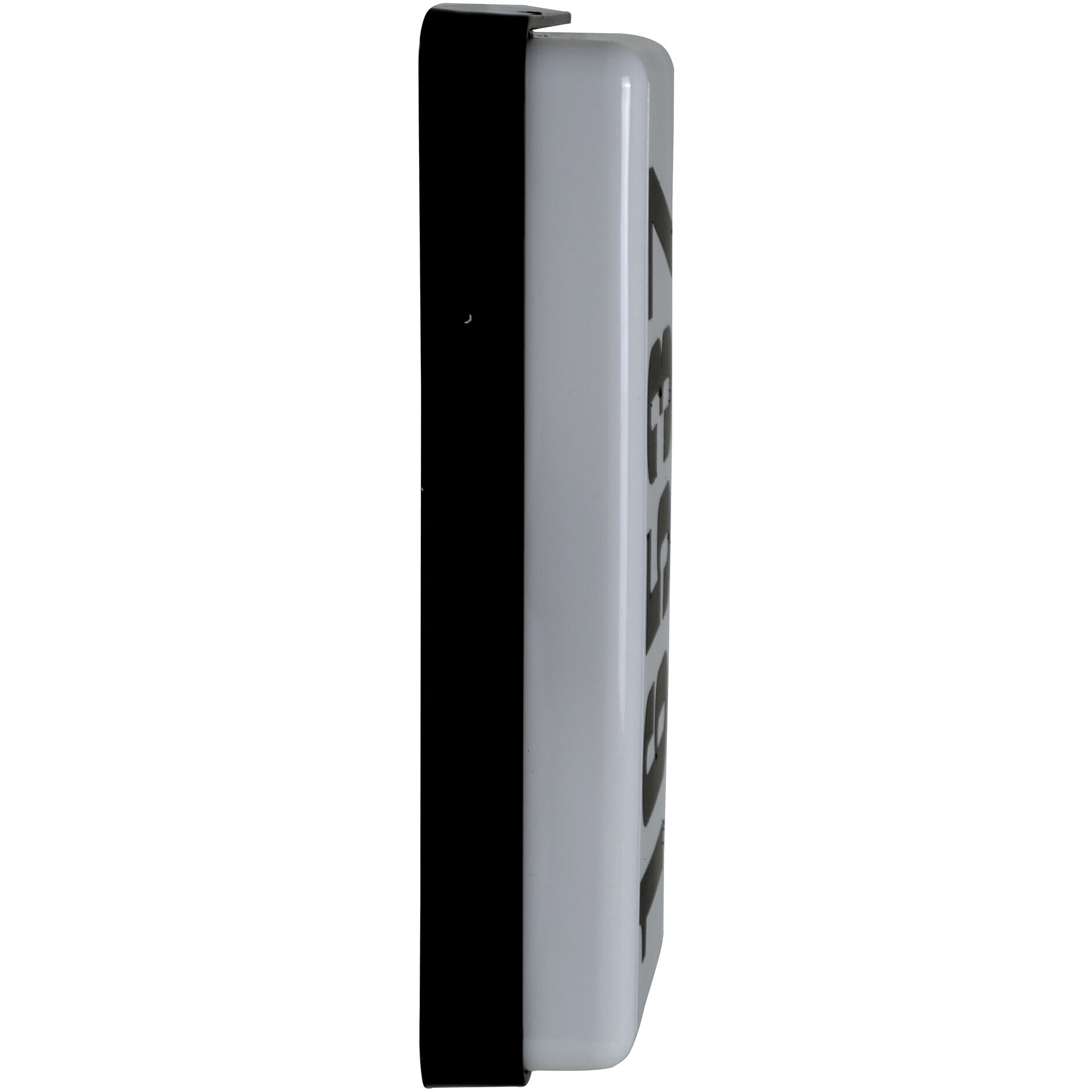 DF 2 Light 5 inch Black Outdoor Address Light